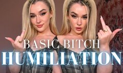 Basic Bitch Middle Finger Worship & Humiliation