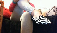 Come and adore my ballet flats and yoga pants 1080HD