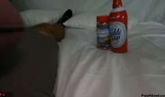 2 huge cumshots for Jada Silk sexy big feet & wet mouth! 1 facial and 1 cum on soles! Epic blowjob, sockjob, and footjob