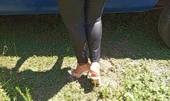 Diana Senior Pedal pumping the Chevy Cheyenne 1998