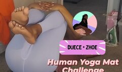 Human Yoga Mat Challenge