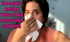 I blow my nose very loudly - this February cold is getting worse and worse