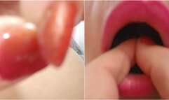 bothering a Giantess until she punishes you and owes you