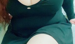 Dress and Bra Boob Bouncing