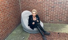 Smoking plus cigarette popping HD