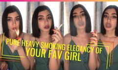 Pure Heavy Smoking Elegancy of Your Fav Girl