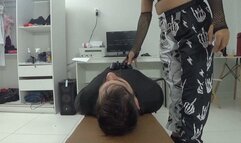 Gothic gamer girl farting and play video game part 1 by Pietra Hunter and Daniel santiago cam by aline full hd