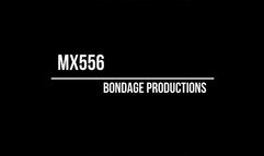 Mindymill tied to a chair with rope and gagged then deep throating a dildo and spanked