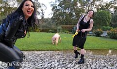 Whipping games at the Lisbon Femdom Retreat with Matriarch Ezada Sinn and Domina Rei