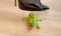 High heel pantyhose sock domination lizard