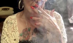 Sampoerna - Special smoke rings, chain of two cigarettes - Some Deep Inhales, Nose exhales and Smoker's cough, Natural light - Customized