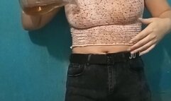 Erika pissed all around, part 8