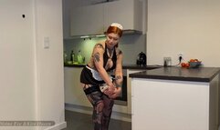 Maid gets dominated and fucked for stealing