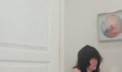 Taking a big anus sausage