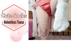 Teased by cute ankle socks