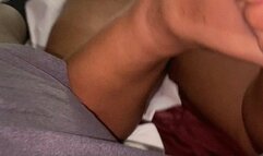 Sexy Footjob handjob session