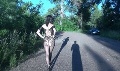 Toilet slavery in the woods