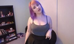 Cumming in my black thigh highs