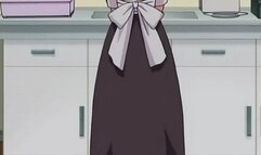 Busty hentai maid is trained a sex