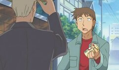 Hentai girl on park bench is fucked by invisible pervert