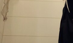 Playing around with my dildo in the shower