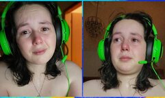 Gamer Girl Sheds REAL Tears