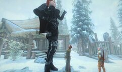 Serana vs Ciri grow contest (Part 1) - Skyrim GTS