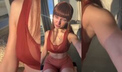 (SIX PACK GIRL) Humping a PILLOW and CUM LOUDLY AFTER SCHOOL