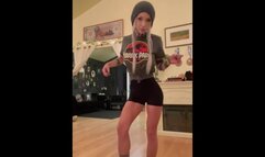 Muscle worship in my fav outfit