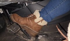 Morning Drive in Fergie Wedge Boots