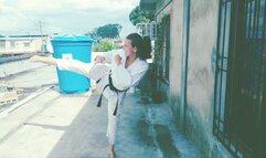 I submit lady kenpo under my powerful feet