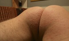 Perfect butt is served on the table 4k VID