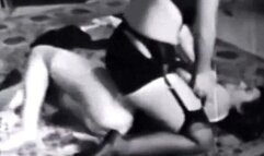 472 8mm Vintage Brutal hatred and catfight between wife and maid