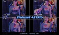 ASMR: 80's smoking VHS | Astrid