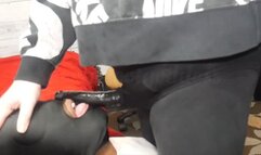 Savage deepthroat for weak mouth slave