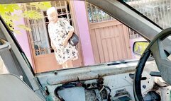 Pumping Angeline's car pedal (1)