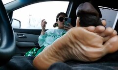 Lucky Leprechaun car sock n solefuck pt1 nc (no cumshot) starring Camila Marley and Blaq Tarantino