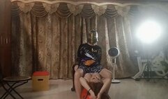 LUNA150_Stomachsitting on sexy girl Mina in knee boots