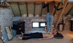 Harsh stiletto trample -Lena-