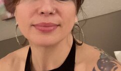 A slut and her dildo