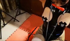 LUNA163_ Nina is handcuffed and was riding under the Majesty Even stomped