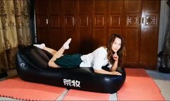 LUNA166_Riding show ponygirl in costume