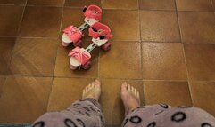 3 skate foot fetish videos in 1!