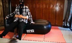 LUNA167_Lapsitting on ponygirl in costume 1930