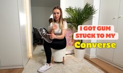 Oh, man, I got gum stuck to my Converse