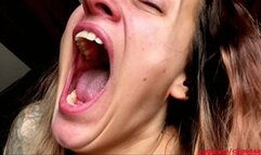 Depressive hypochondriac yawning