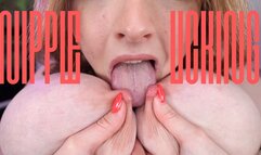 Huge Nipple Licking and Sucking