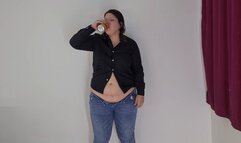 Burping and scratching