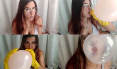 Bubblegum Rubber gloves and balloons - Bunny Looner