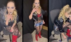 Chain smoking in ballet boots till the nicotine rush stopped me